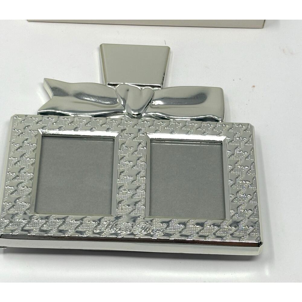 Christian Dior Miss Dior Silver Double Photo Frame – Vintage Gift Box – Rare Col